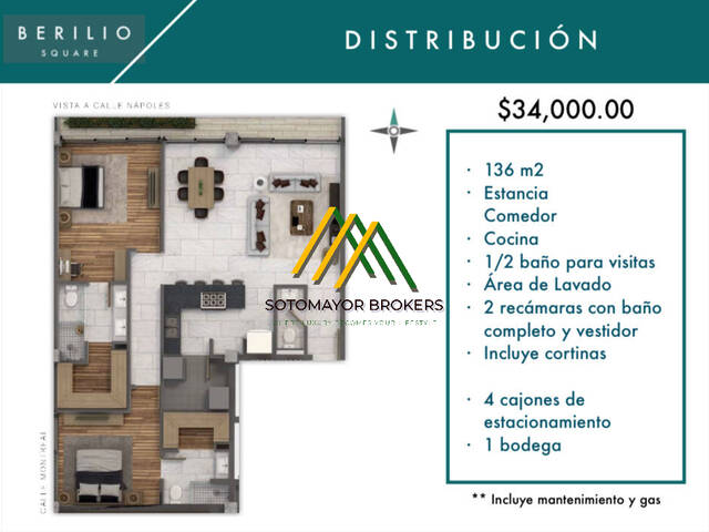 #107 - Departamento para Venta en Guadalajara - JC