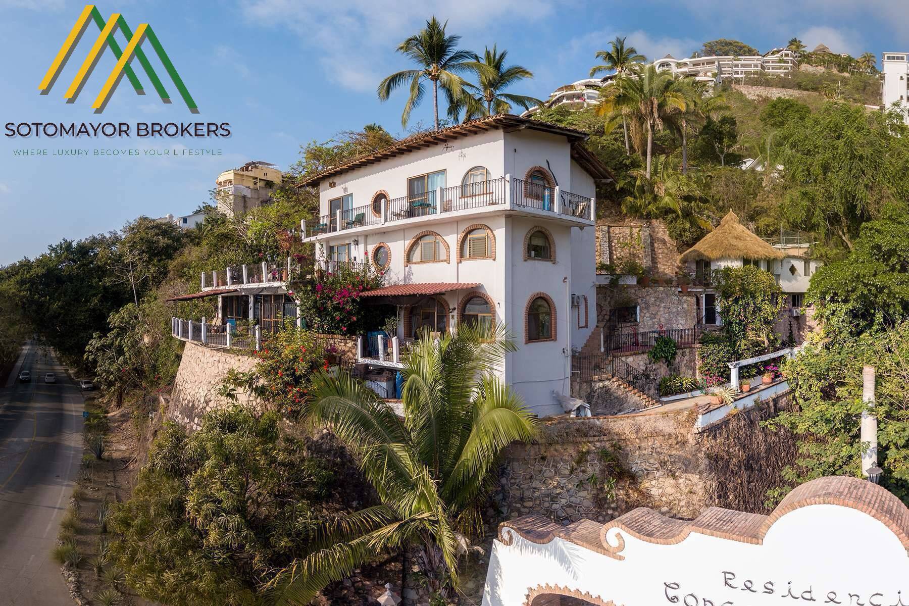 MANSION EN VENTA VILLA MADRE PERLAS, CONCHAS CHINAS PTO. VALLARTA JAL.