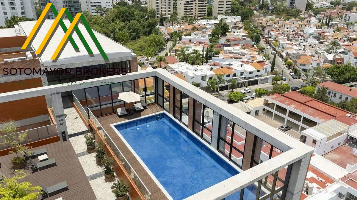 Departamento con estudio en Colomos Providencia | Ideal para invertir